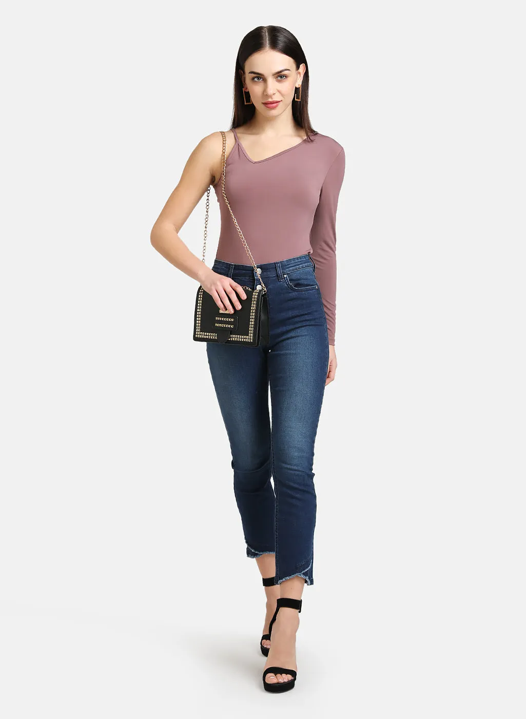 One Shoulder Fitted Top