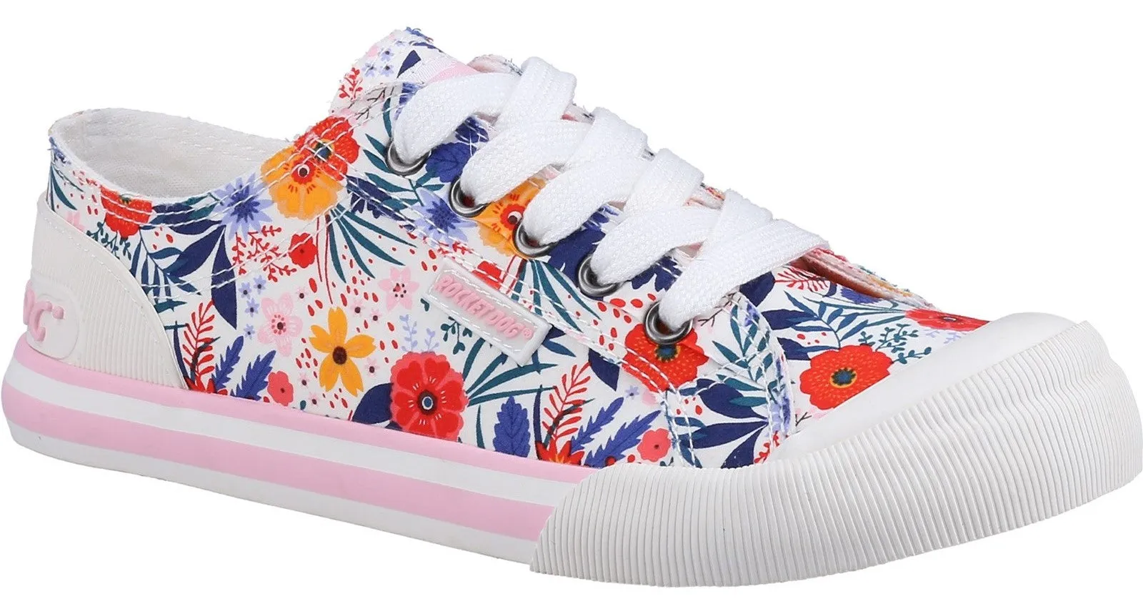 Floral Lace Up Women's Sneaker