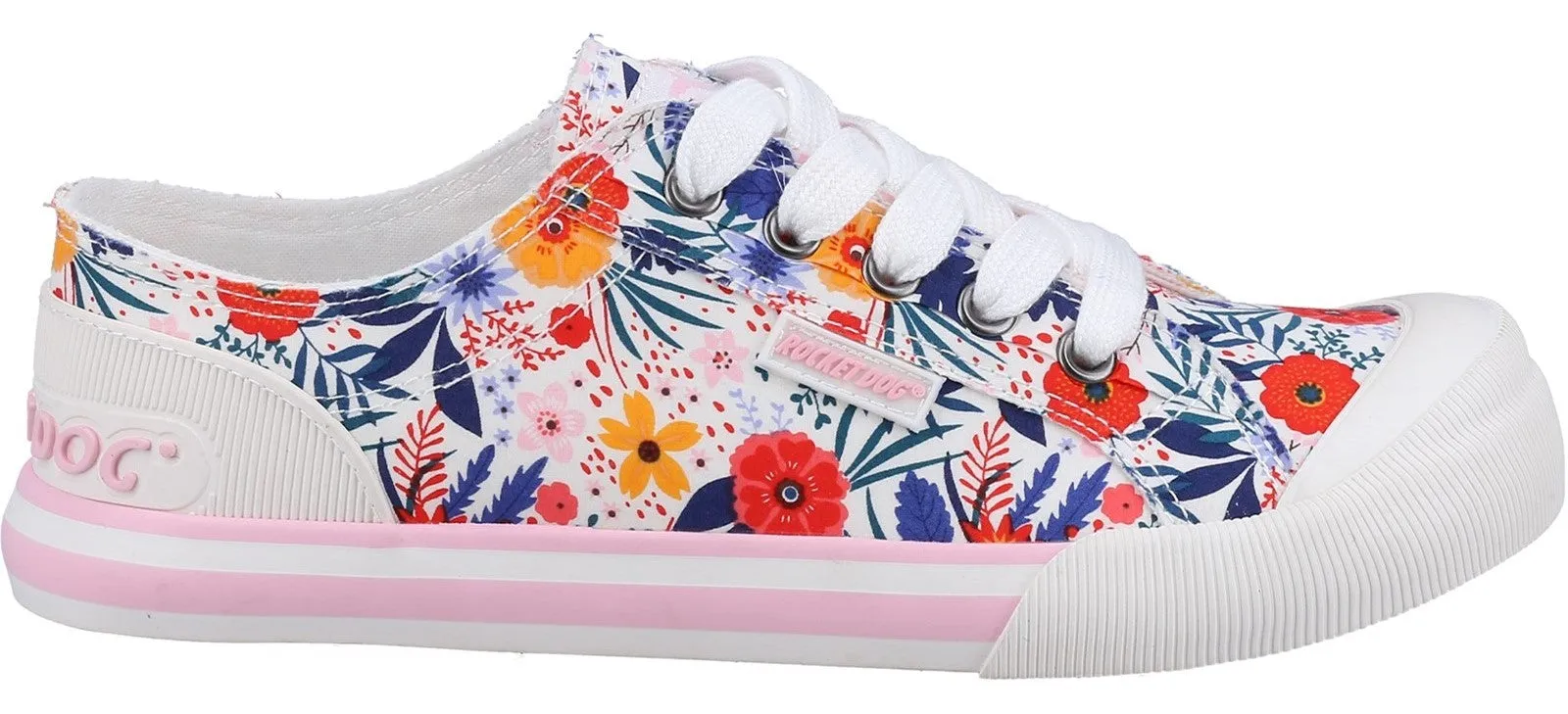 Floral Lace Up Women's Sneaker