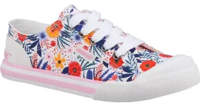 Floral Lace Up Women's Sneaker