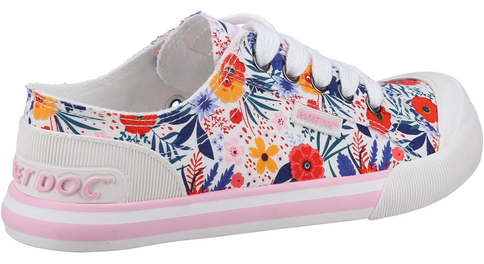 Floral Lace Up Women's Sneaker