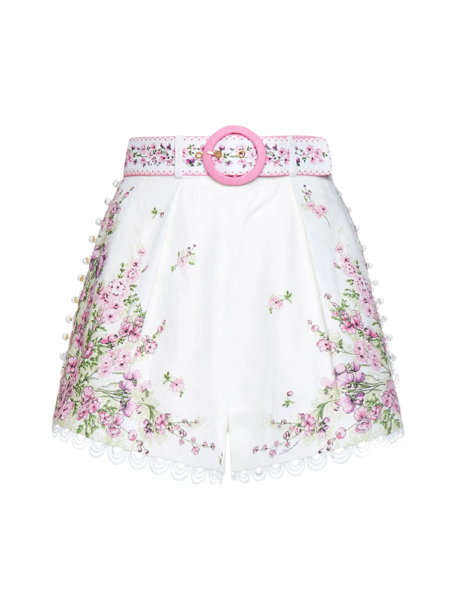 Zimmermann Jude Flower Shorts