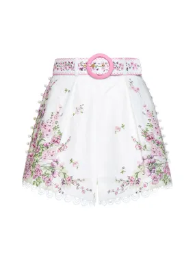 Zimmermann Jude Flower Shorts