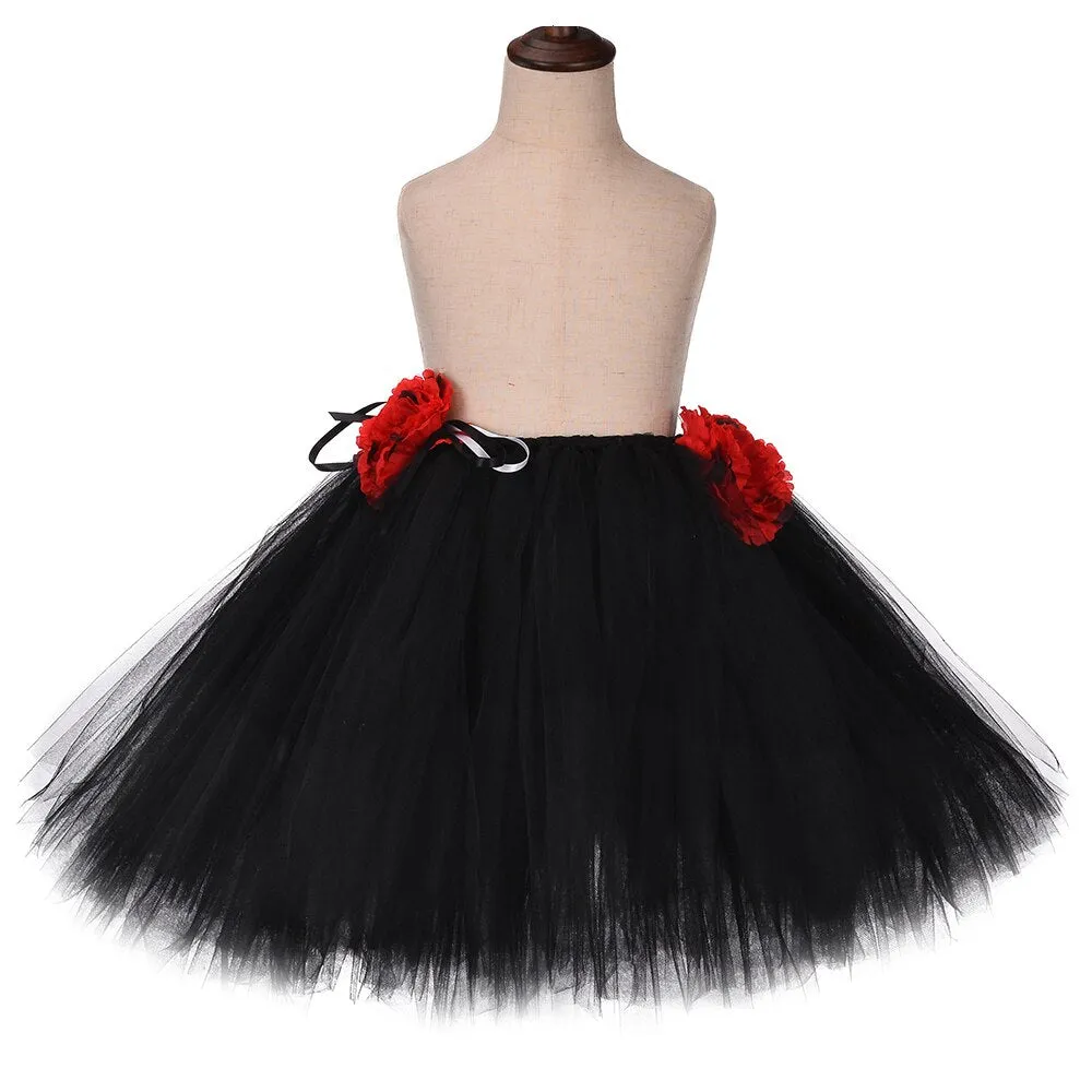 Witch Tutu Skirt Outfit for Girls with Hat - Halloween Costume