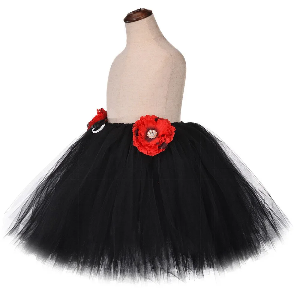 Witch Tutu Skirt Outfit for Girls with Hat - Halloween Costume