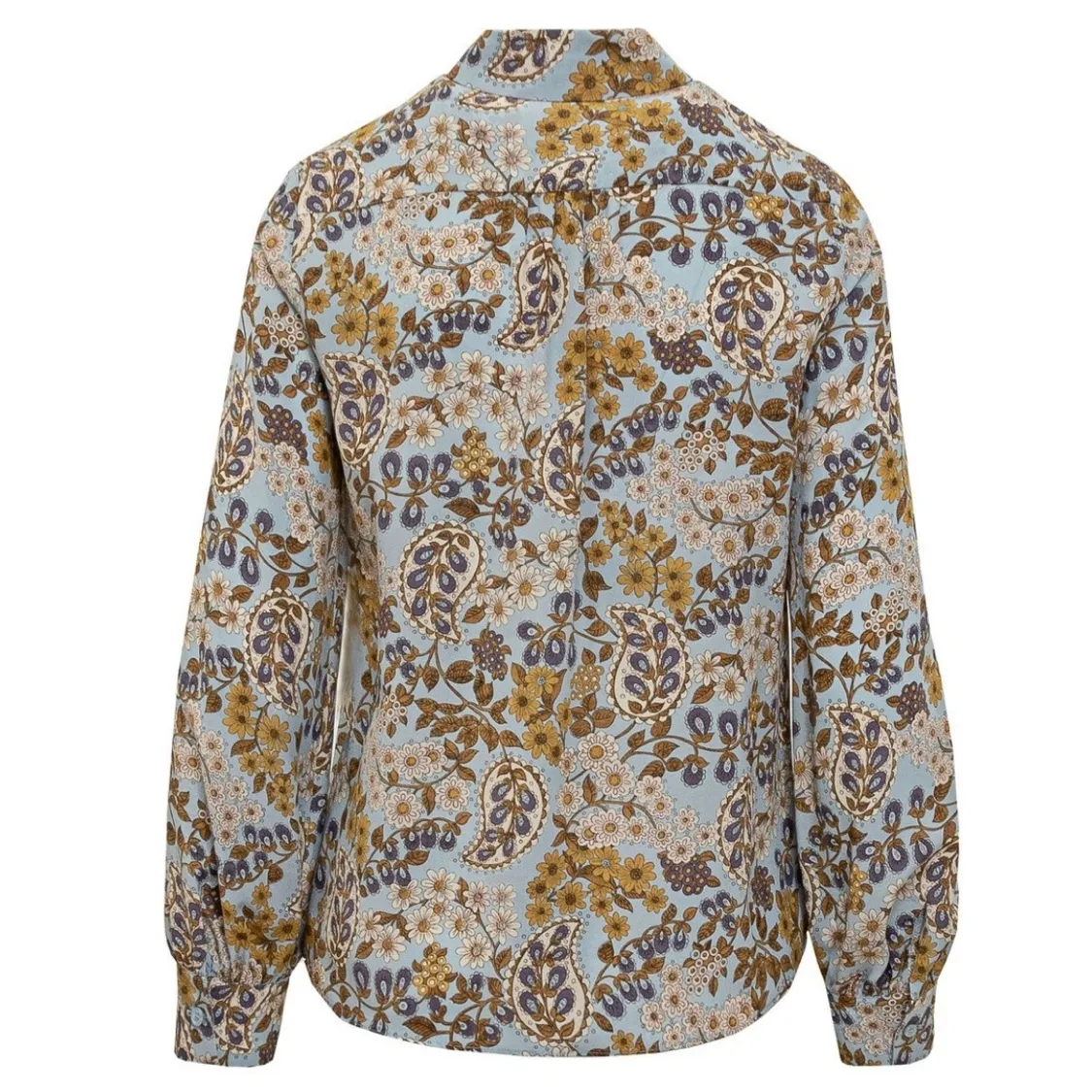 Party Style Silk Long Sleeves with Flower Patterns