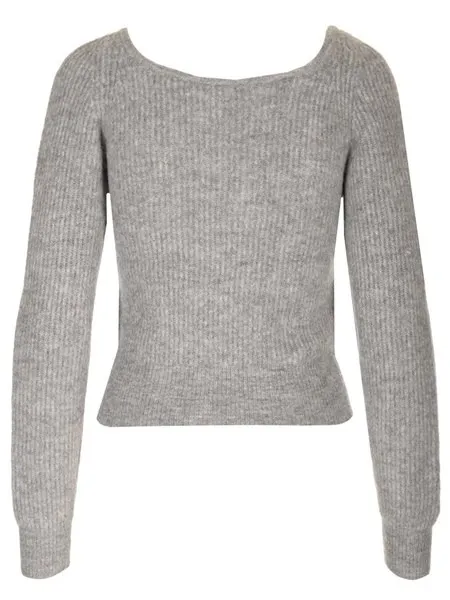 Jil Sander Casual Wool Long Sleeves V-neck & Crew neck