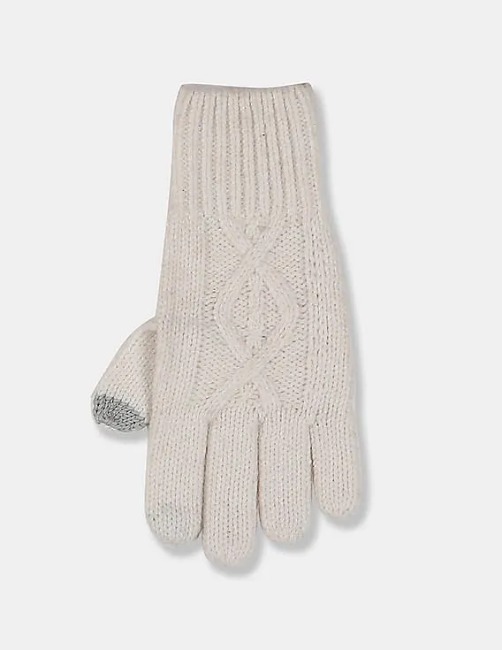 GAP Diamond Cable Knit Tech Gloves