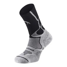 Gray Black Lurbel Espidium BmaxCool Socks