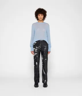 Gray Sequin Fitted Pants by 10DAYS