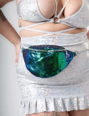 MERMAID MAGIC SEQUIN BUMBAG - GREEN