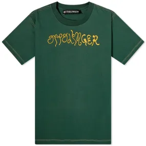 Green Ottolinger Logo Fitted T-Shirt