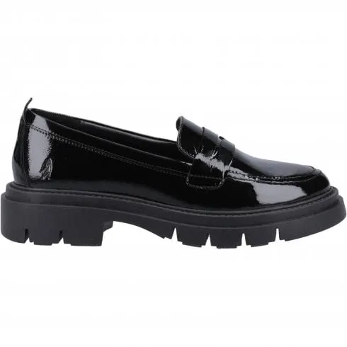 Hush Puppies Black Women's Reece Slip-On Loafers