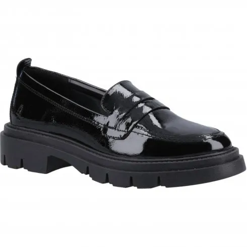 Hush Puppies Black Women's Reece Slip-On Loafers