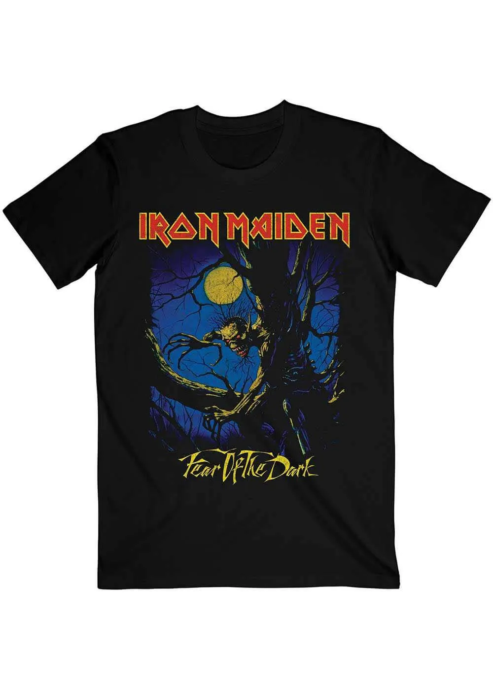 Iron Maiden Fear Of The Dark Black Tee