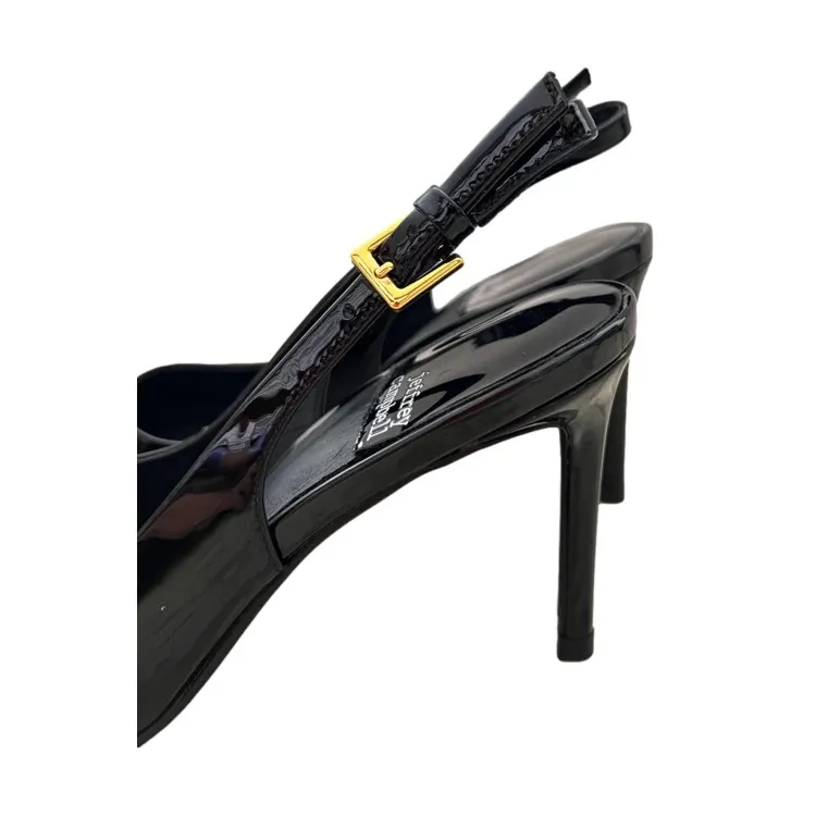 SIZZLIN Decollete Sling Back Tacco 8 cm Black