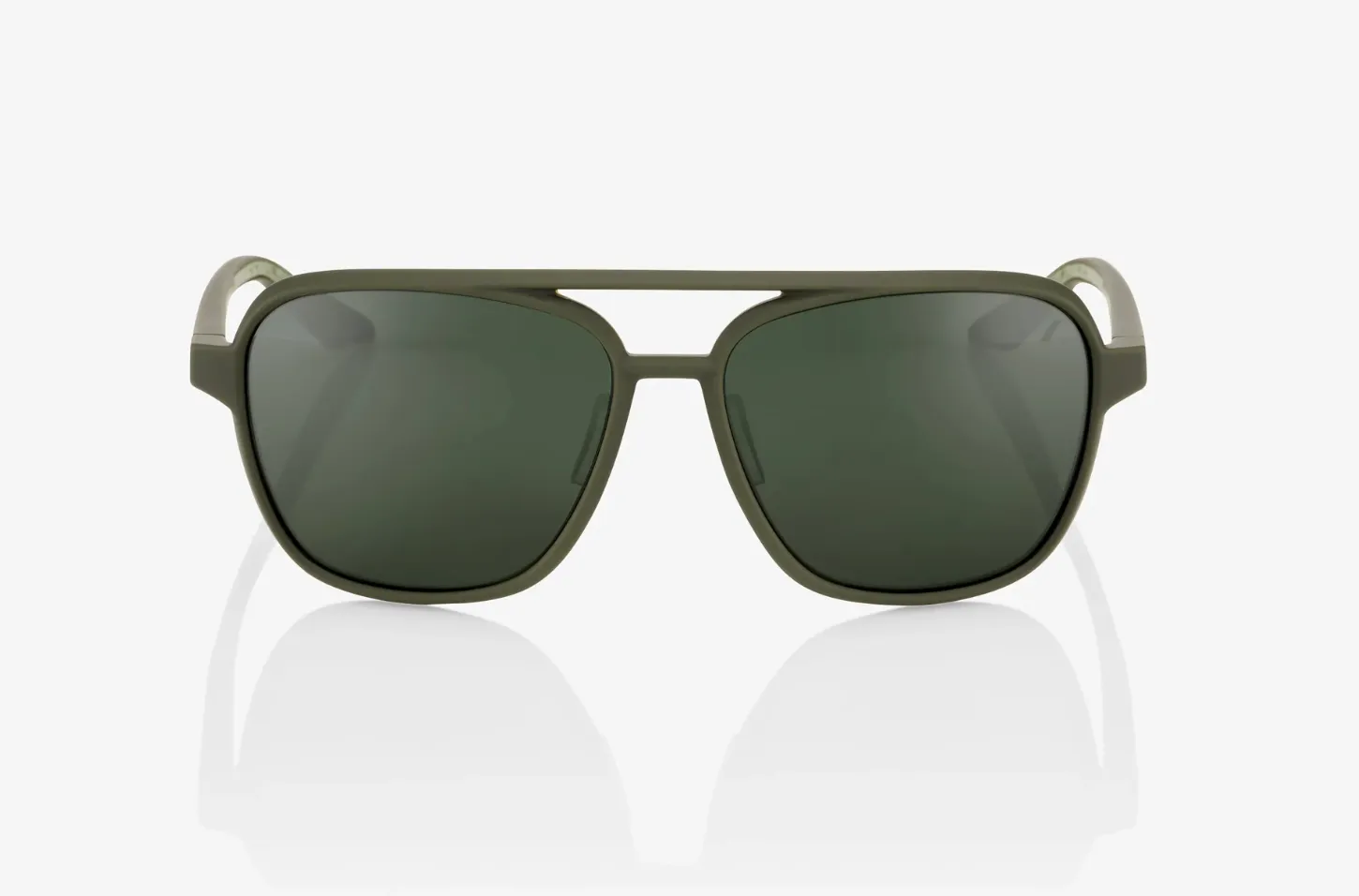 Kasia Sunglasses in Army Green with Grey Green Lens