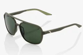 Kasia Sunglasses in Army Green with Grey Green Lens