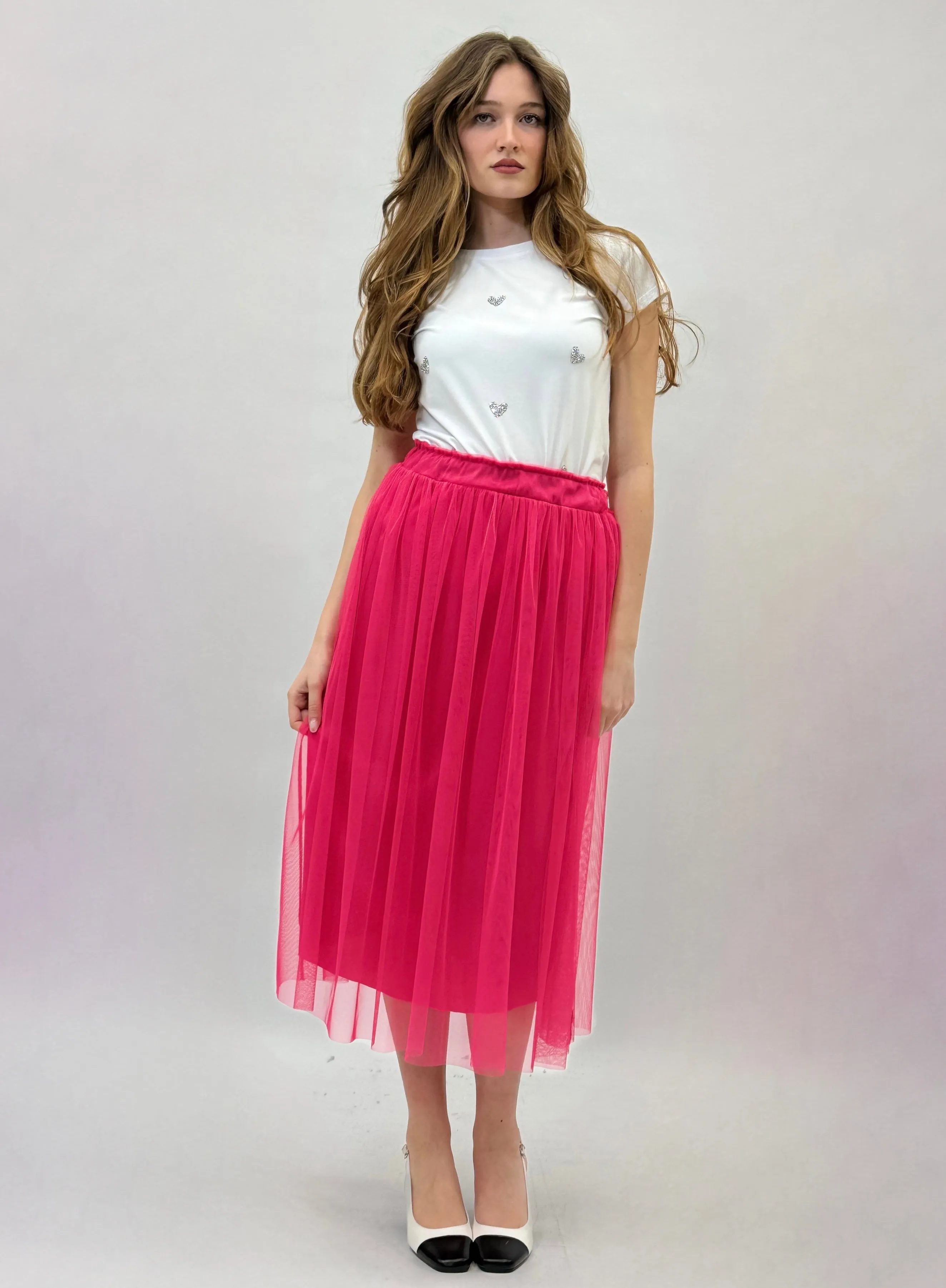 Long Tulle Skirt