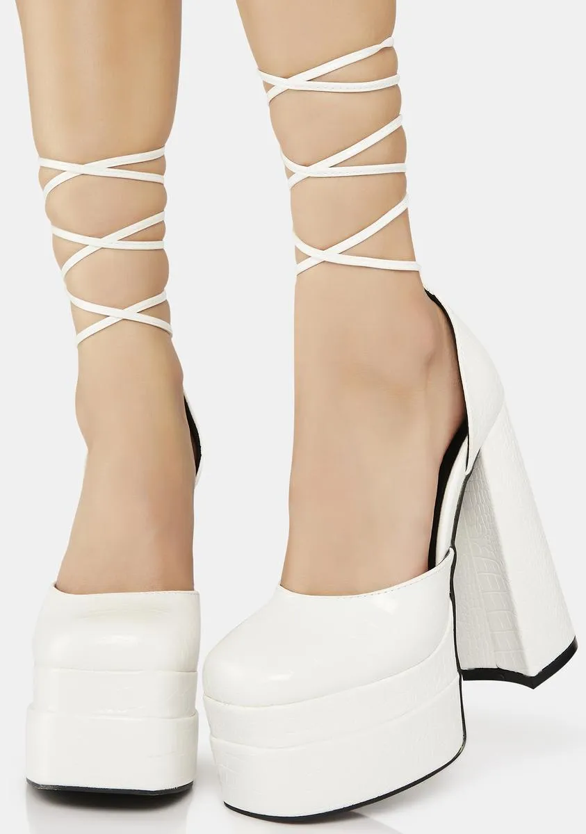 Lace-Up Heels Anything But Basic