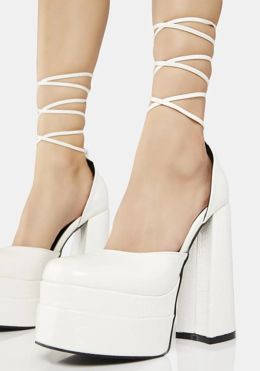 Lace-Up Heels Anything But Basic