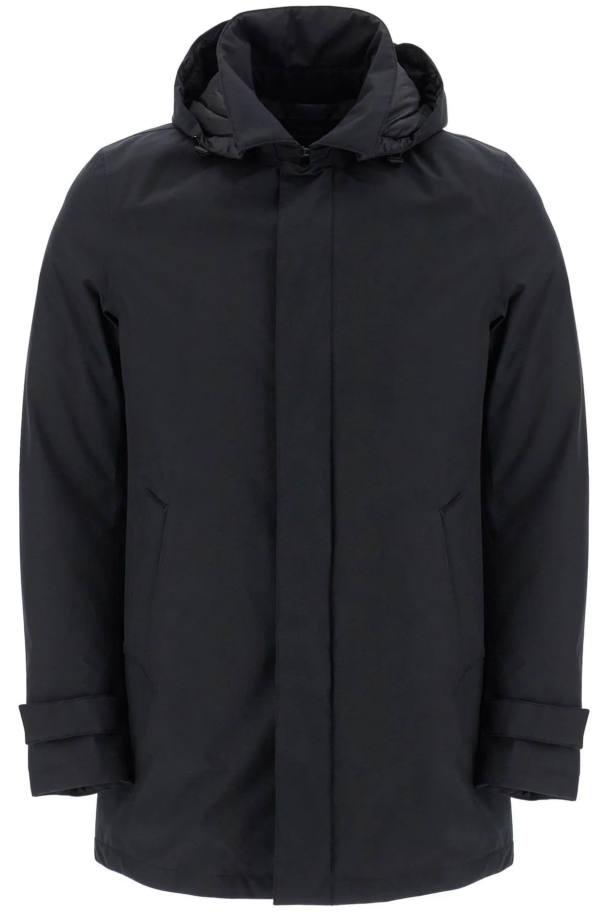 Black laminar padded carcoat in gore-tex 2l PI00308UL 11123