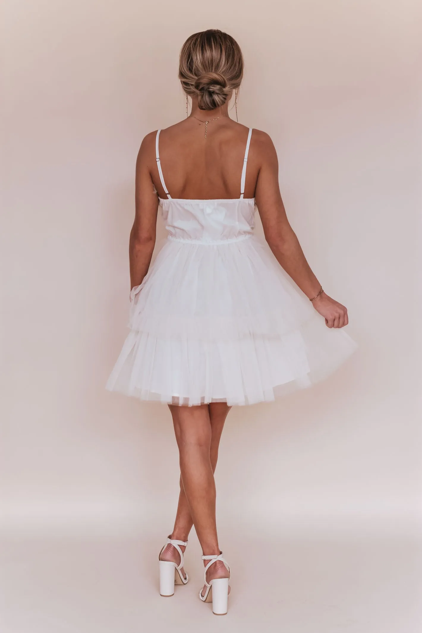 Tulle Layered Mini Dress in 2 Colors