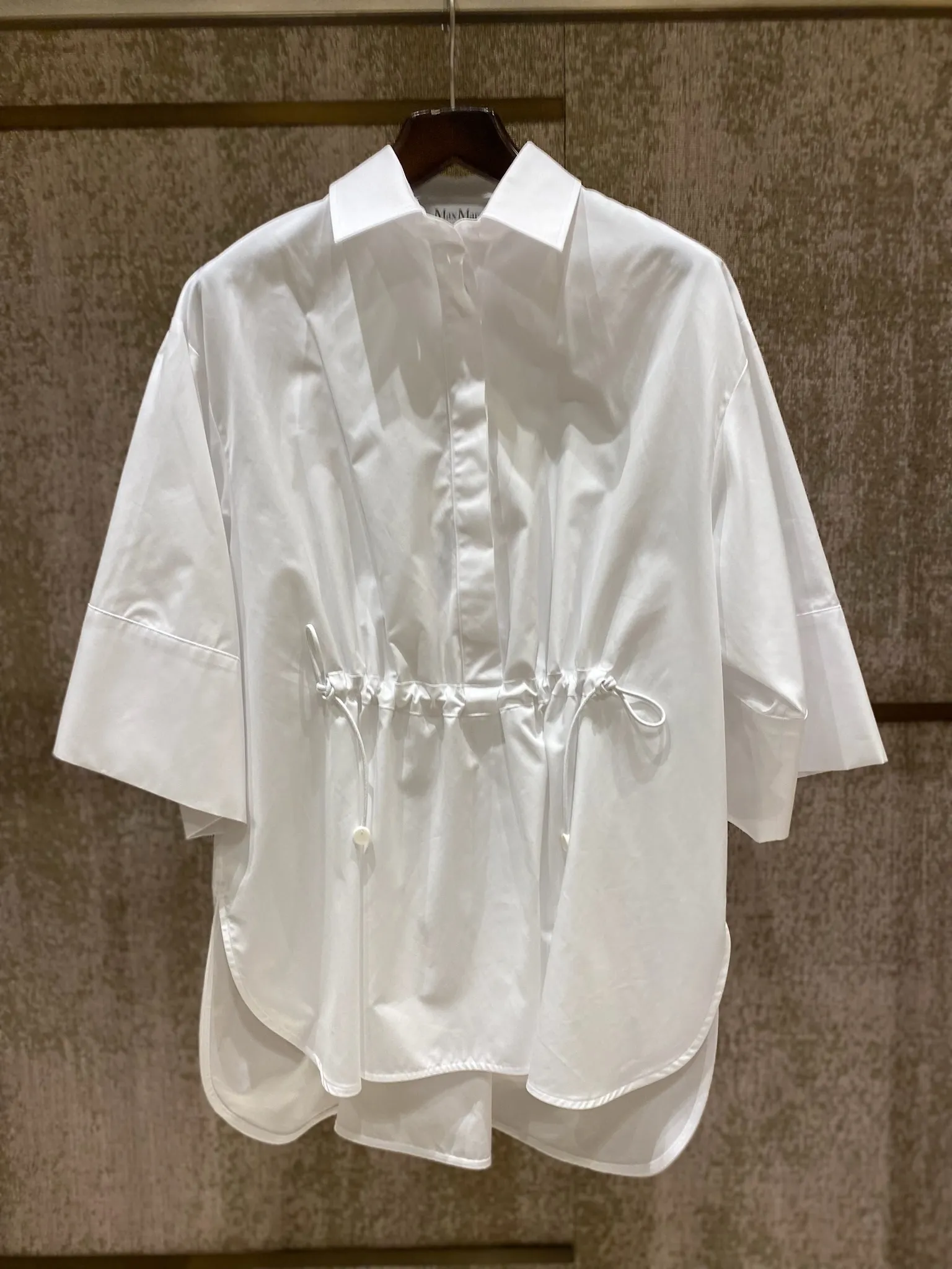 Loose-Fitting Cotton Poplin Shirt