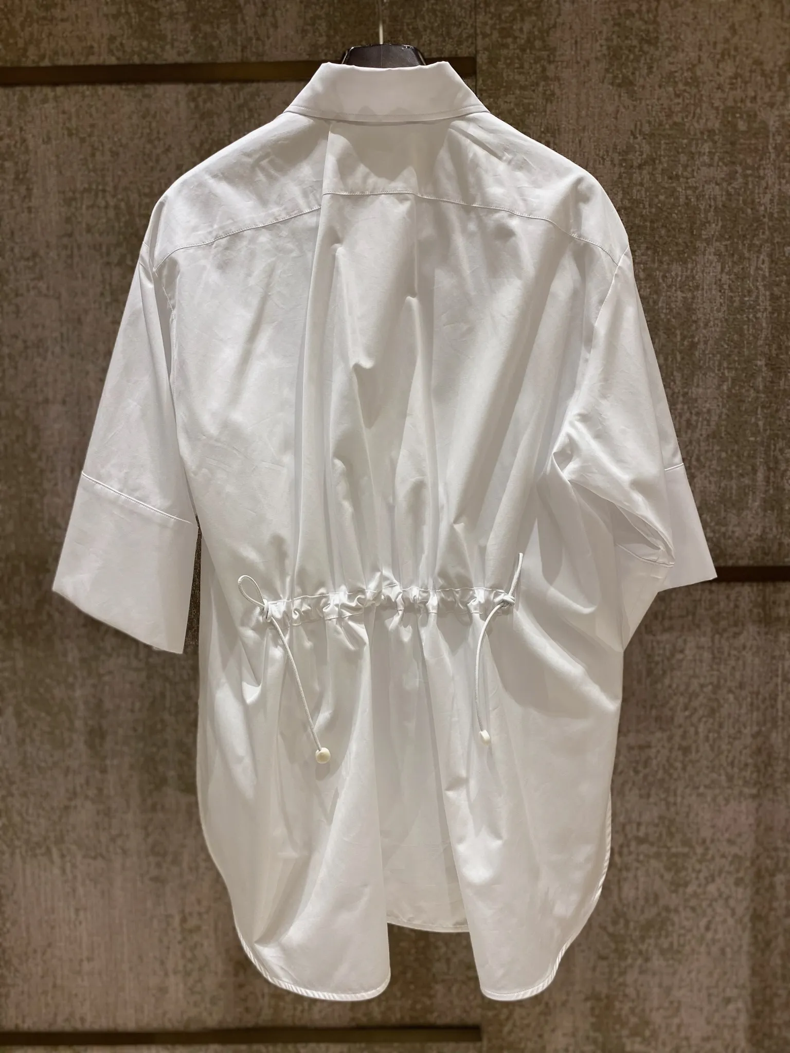 Loose-Fitting Cotton Poplin Shirt