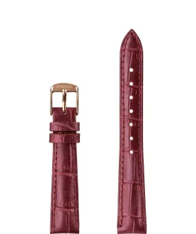 Pearl Crocodile Leather Watch Band E3.1486.M