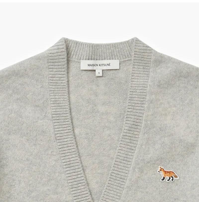 Wool Logo Designers Cardigans with Street Style from MAISON KITSUNE