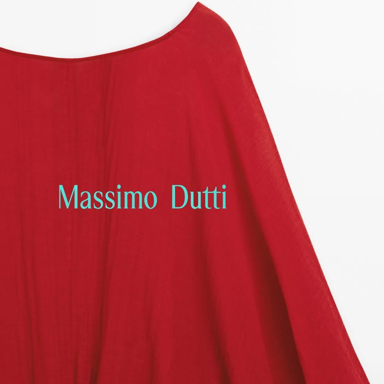 Massimo Dutti Casual Nylon Linen Long Sleeves Elegant Top