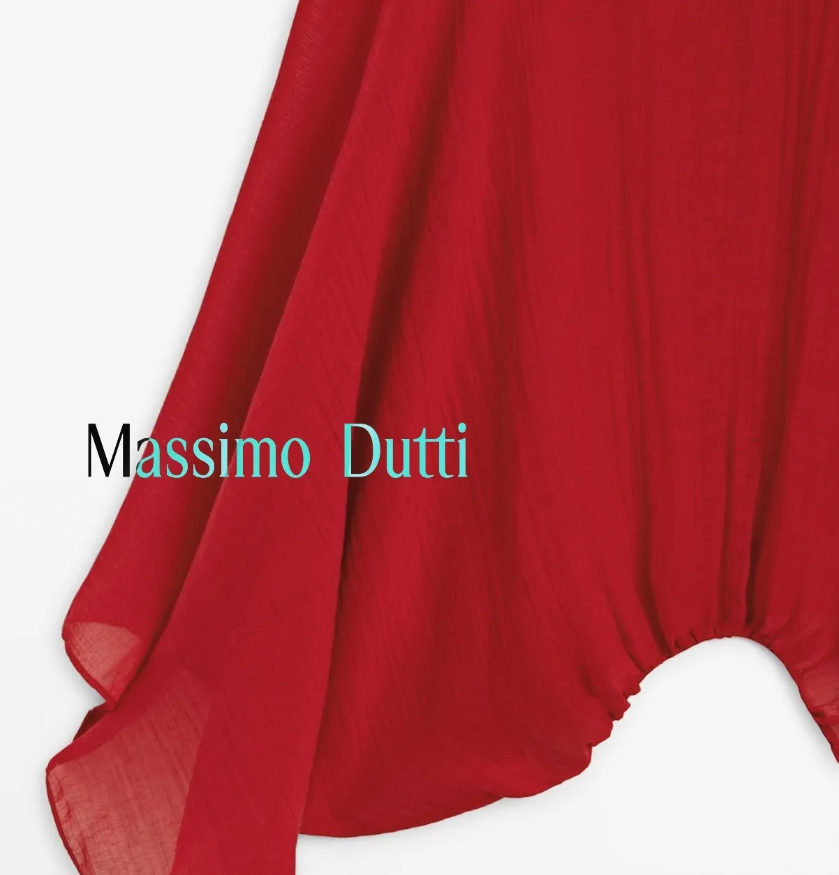 Massimo Dutti Casual Nylon Linen Long Sleeves Elegant Top