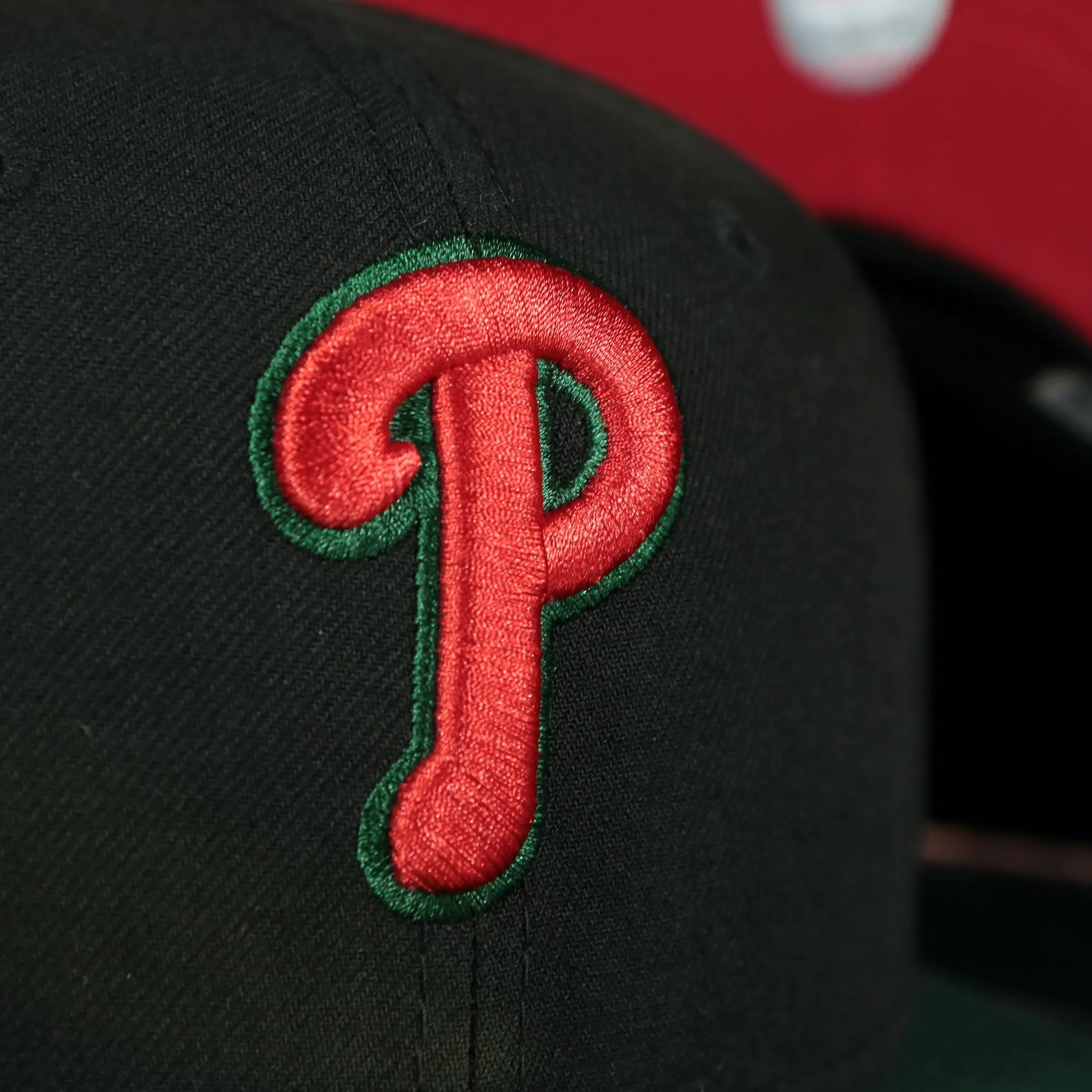 High-Quality Fitted Cap with Phillies World Series Patch