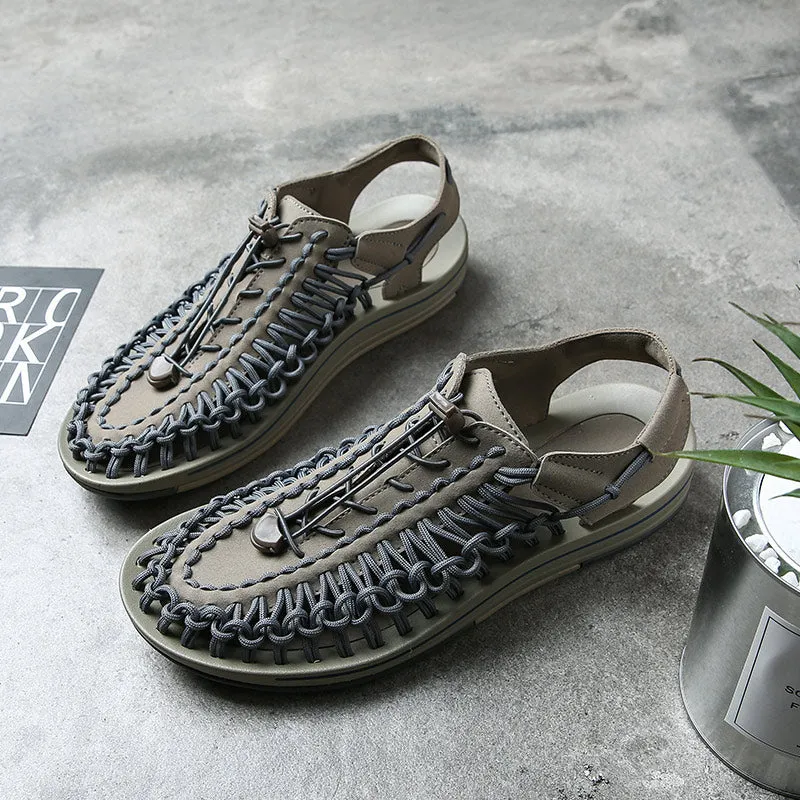 Men's Summer Woven Lace-up Sandals II