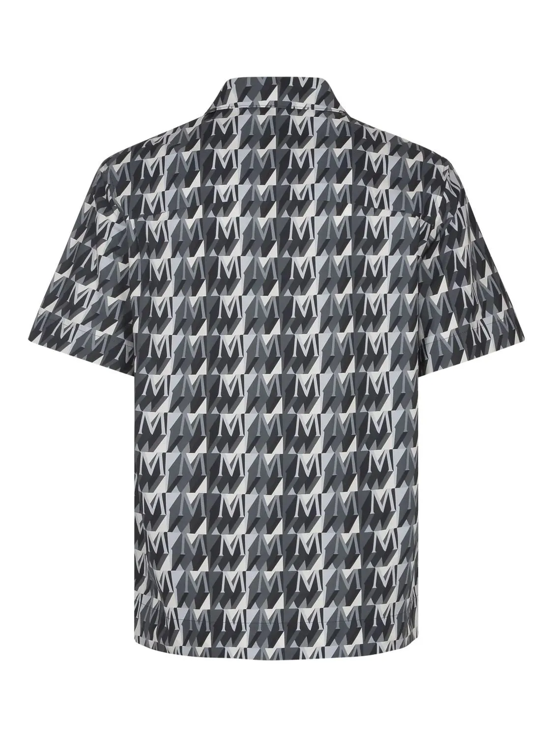 MONCLER Men's Black Cotton Shirts from the Summer 2024 Collection