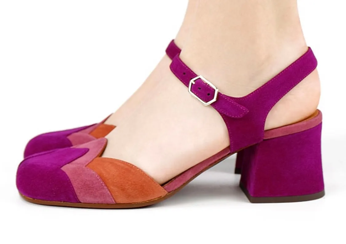 Multi Fuchsia Sandal\