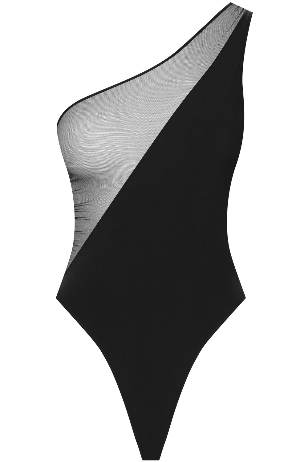 Wild Night Asymmetric Thong Bodysuit