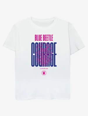 NW2 Blue Beetle Courage Kids White Printed T-Shirt | Kids | George at ASDA