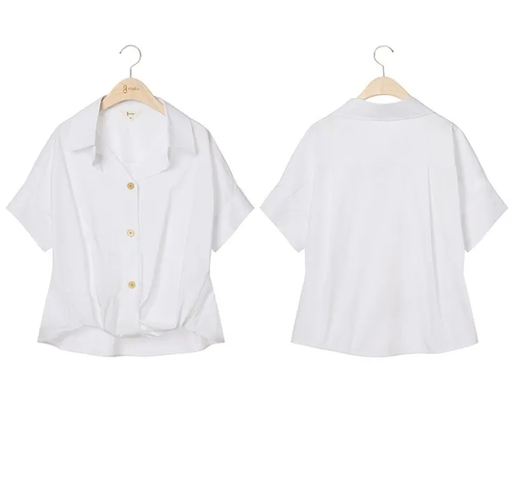 g studio Office Style Short Sleeves Shirts & Blouses