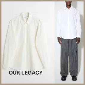 OUR LEGACY Unisex Long Sleeve Cotton Shirt