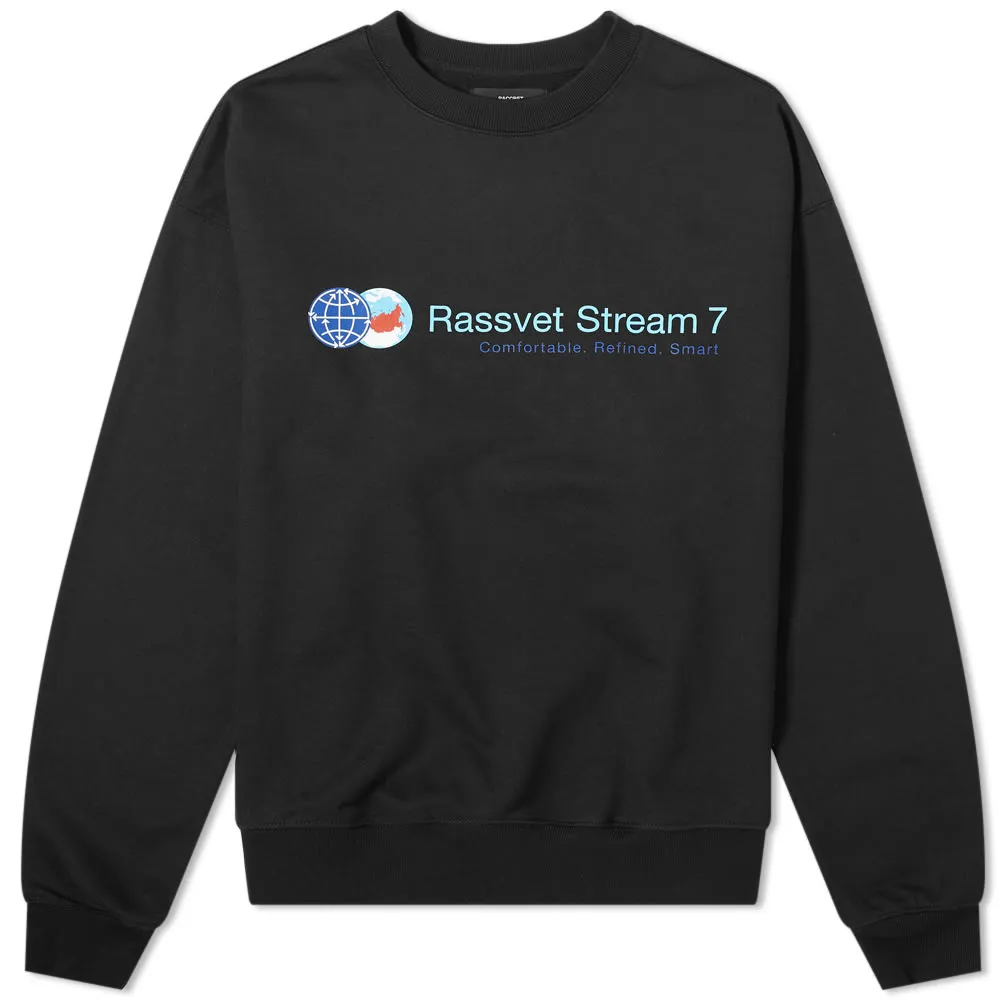 PACCBET Stream 7 Printed SweatBlack