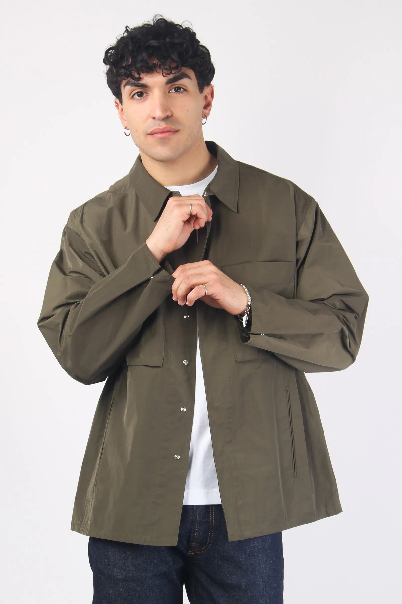 Tech Military Green Jacket