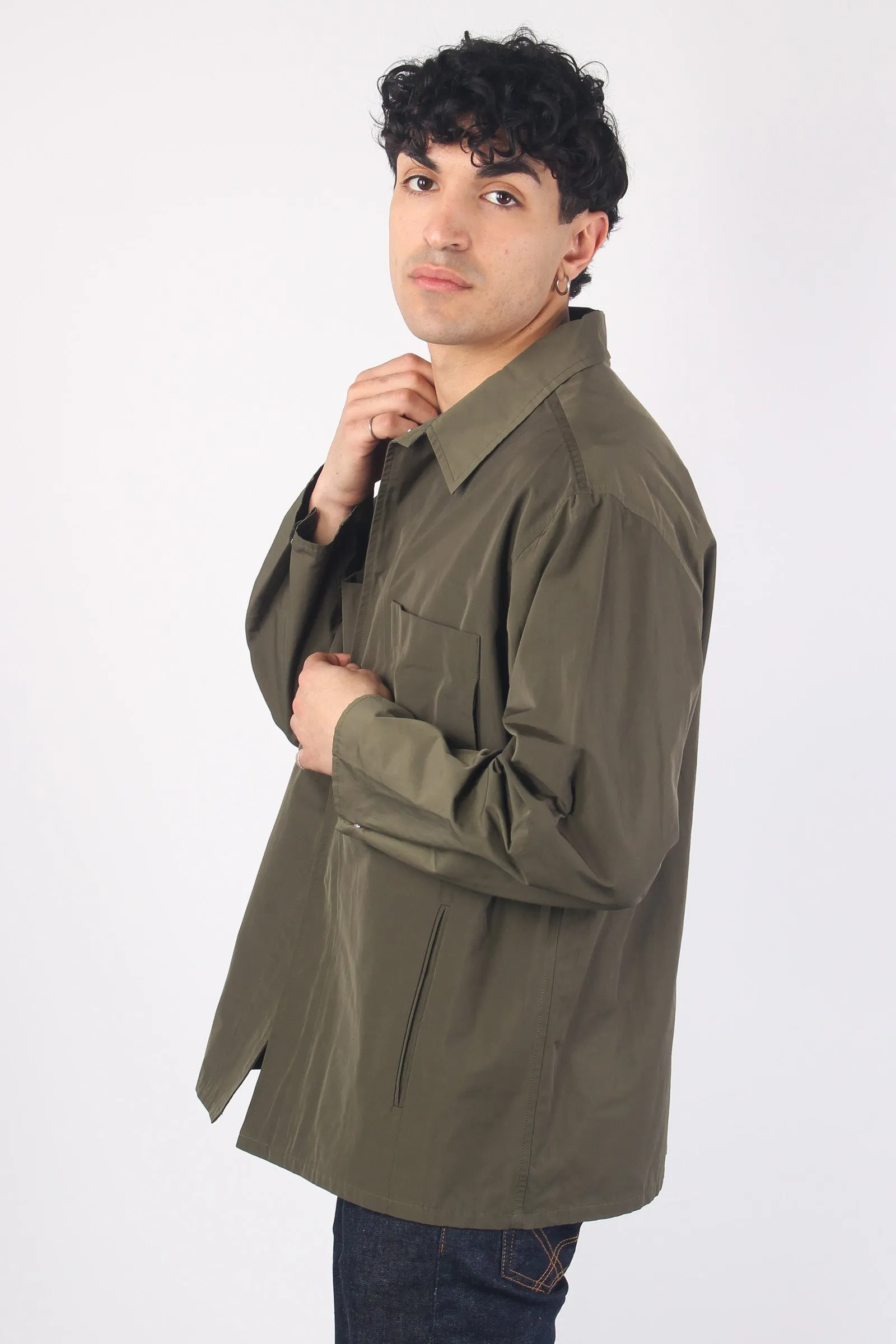 Tech Military Green Jacket