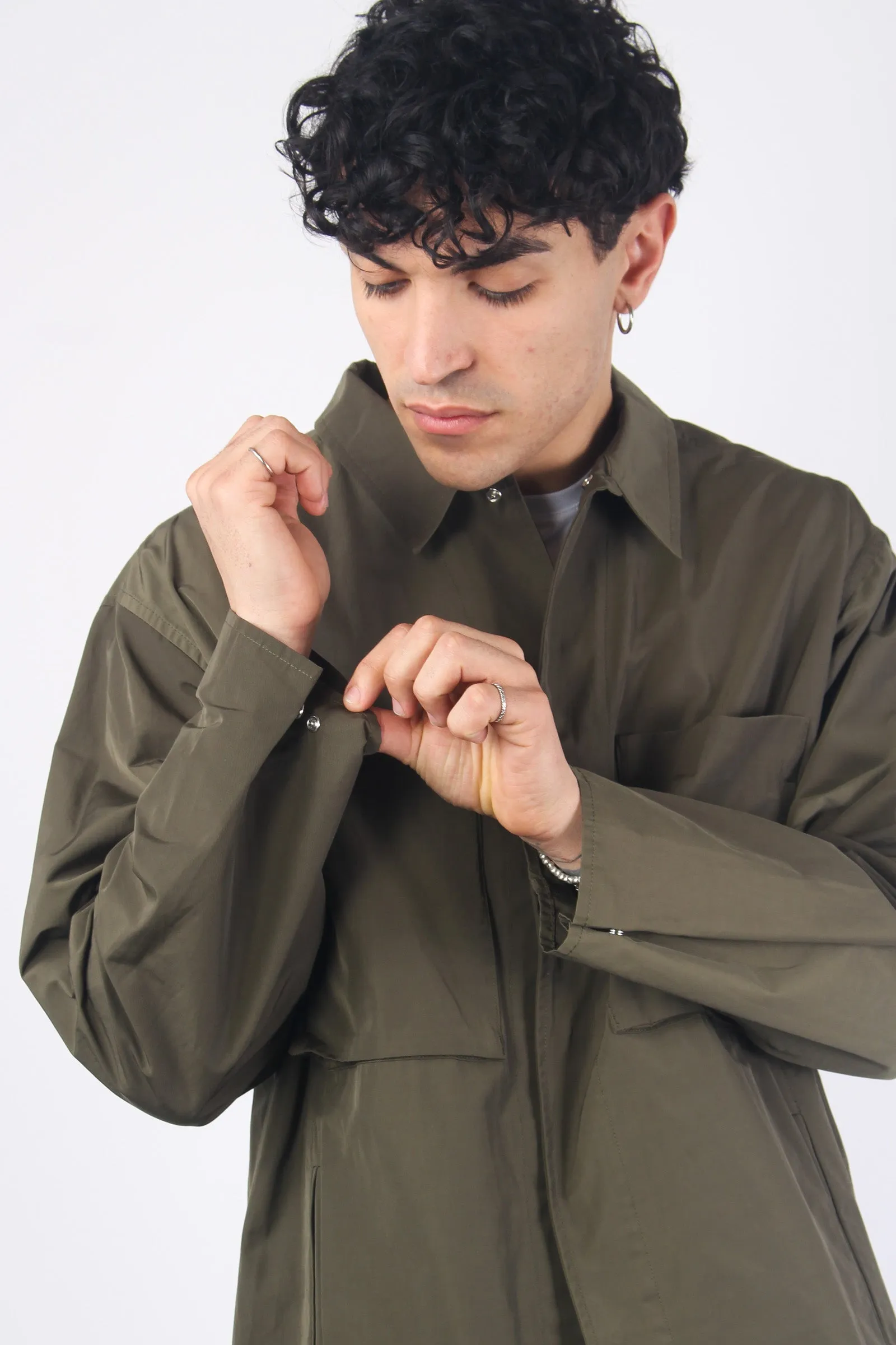 Tech Military Green Jacket