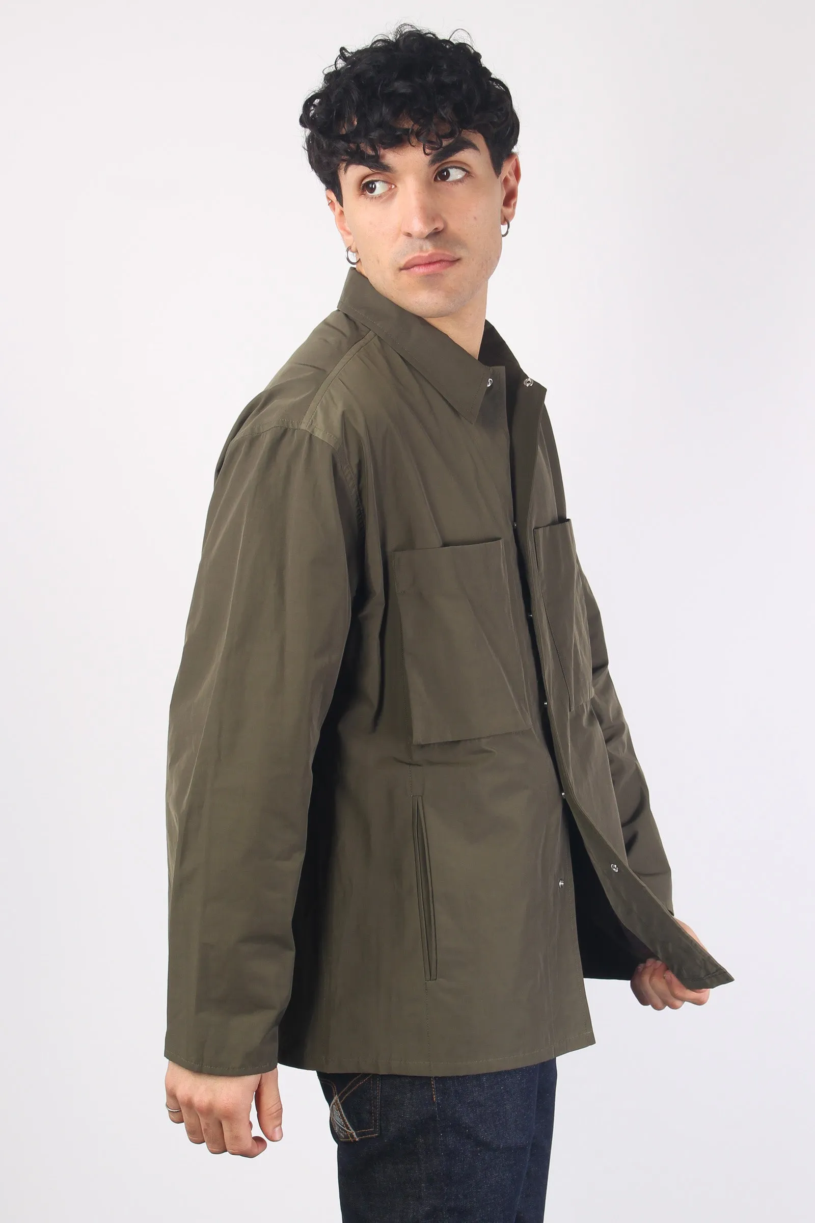 Tech Military Green Jacket