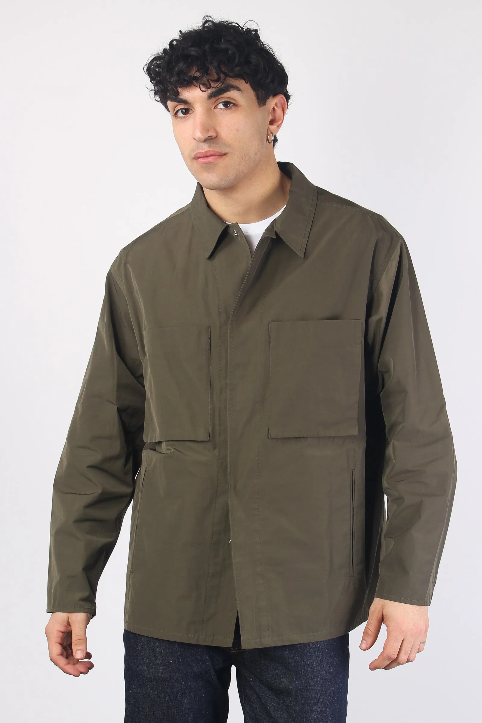 Tech Military Green Jacket