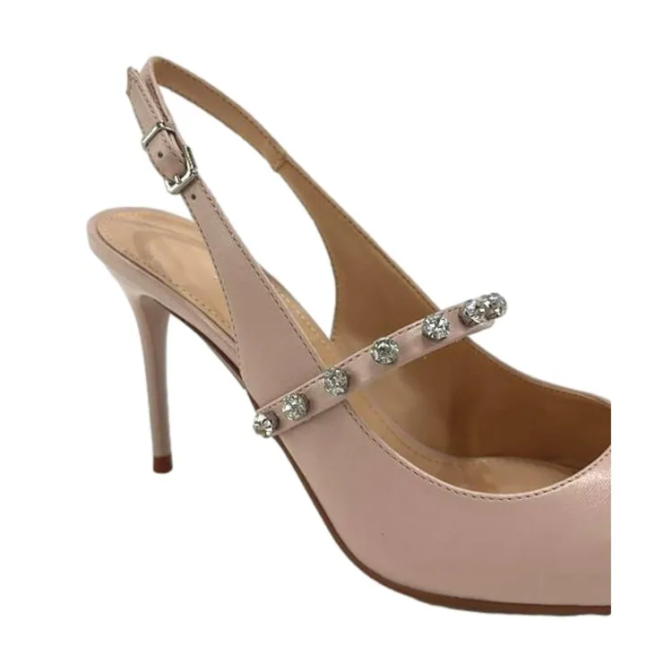 High Heel Pink Sling Back Pumps for Women by NINE WEST