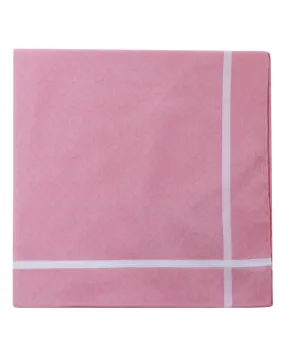 Jacquard Pocket Square - Pink