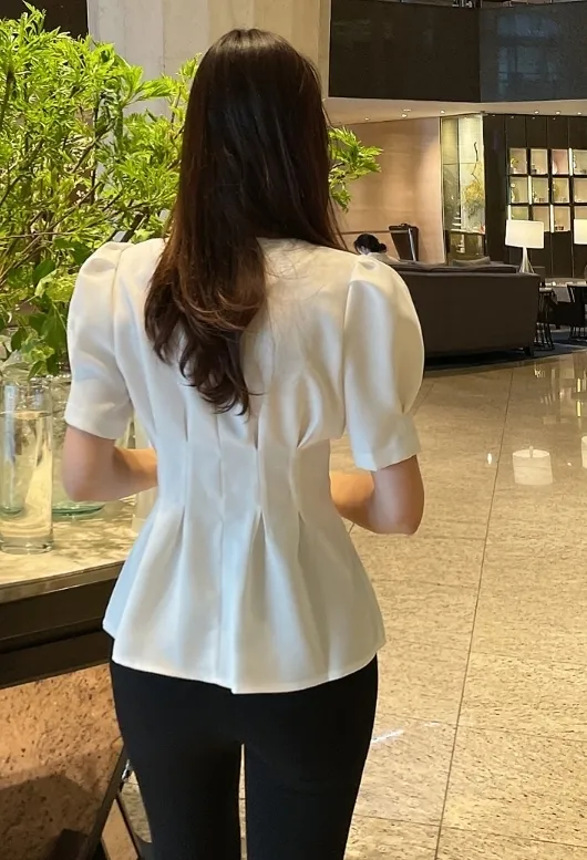 Street Style Short Sleeve Office Shirt